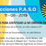 Justificar El Voto Provincia