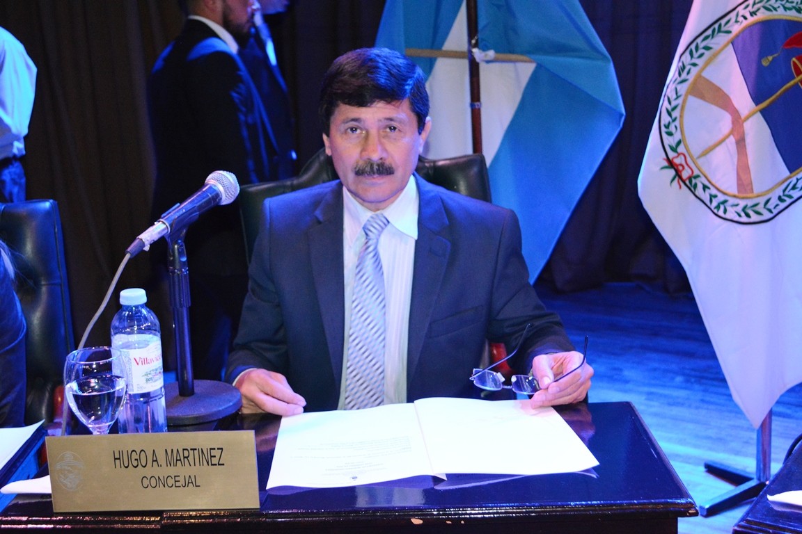 Concejal Hugo Martinez