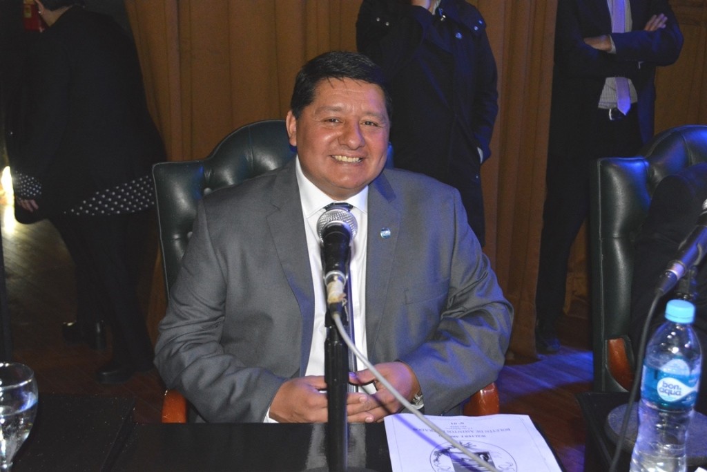 Concejal Walter Abregu