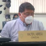 Concejal Walter Abregu