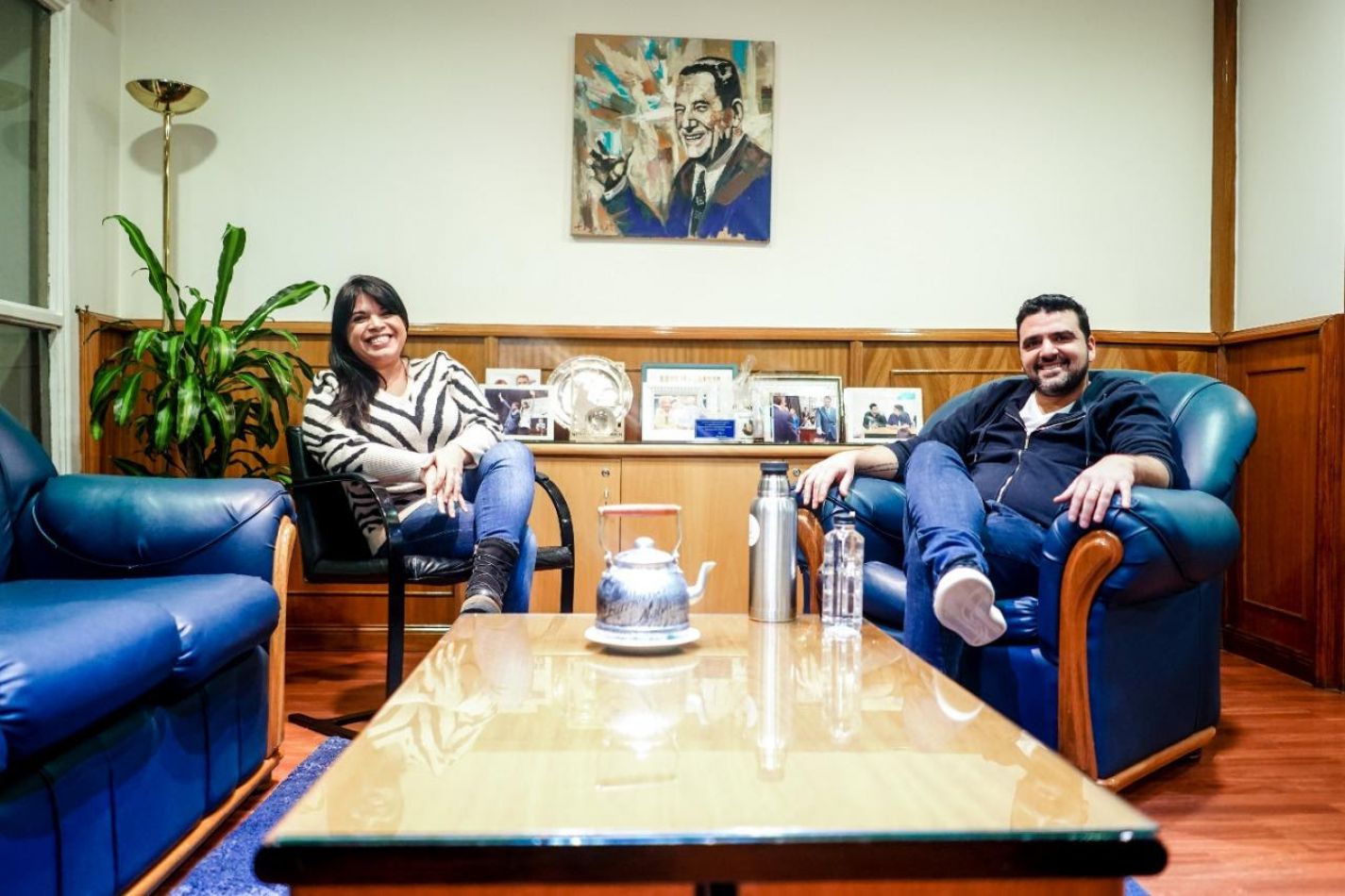 59187 Walter Vuoto Analizo La Agenda Nacional Y Local Con La Senadora Eugenia Dure