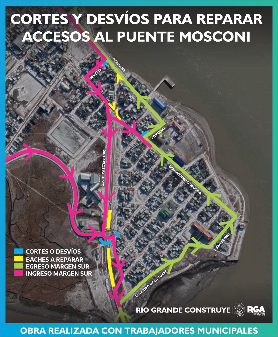 Bacheo Puente Mosconi