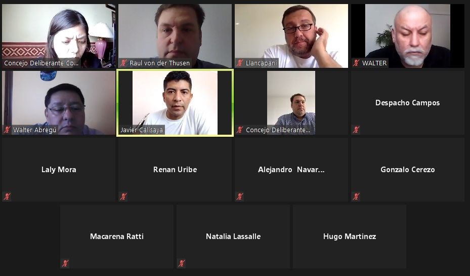 Concejales Zoom