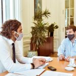 Gustavo Melella Con Santiago Cafiero