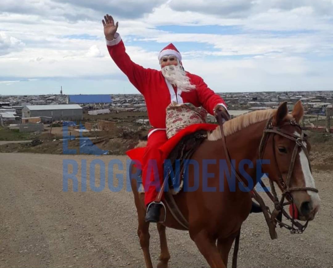 papa noel en la margen sur