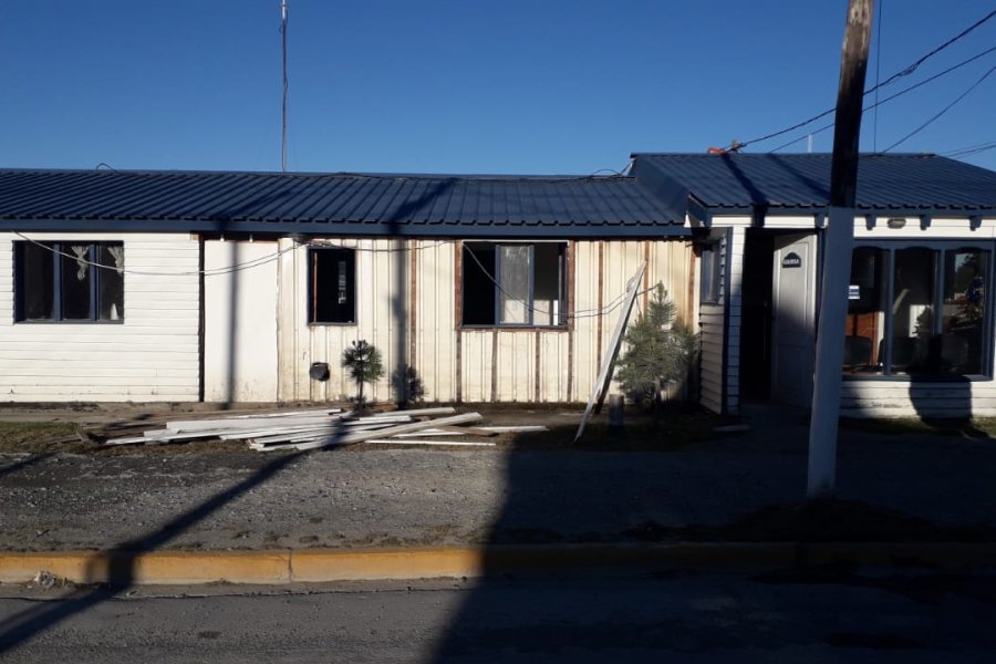principio de incendio en la comisaría de tolhuin
