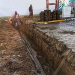 nueva conexión de agua hospital