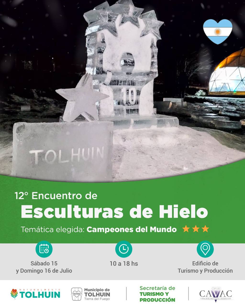 12 encuentro esculturas de hielo