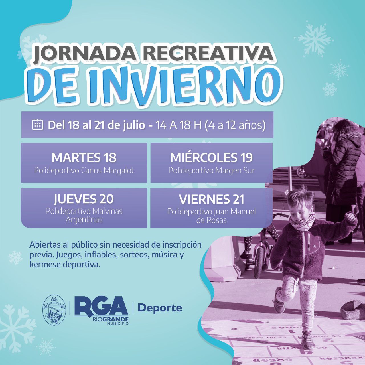 jornada recreativa de invierno