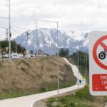 cartelería bicisenda pensar malvinas