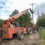 tendido eléctrico ruta provincial 23