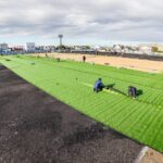 obra cancha centro deportivo