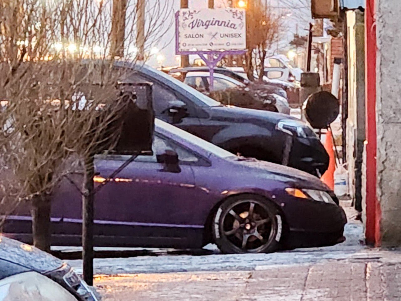 prohibición auto vereda