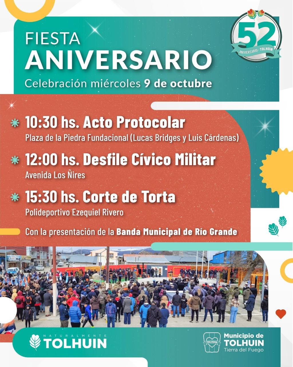 Tolhuin celebra su 52° aniversario con una agenda de actividades ...
