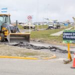 trabajos rotondas zona sur río grande