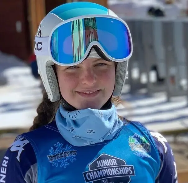 Nicole Begué, esquiadora alpina del equipo argentino, rumbo a Milano-Cortina 2026