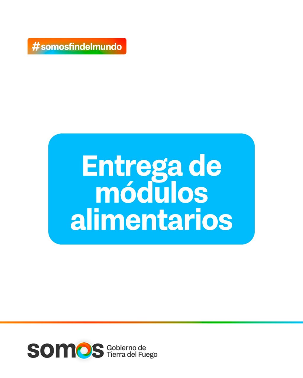 Cronograma de entrega de módulos alimentarios