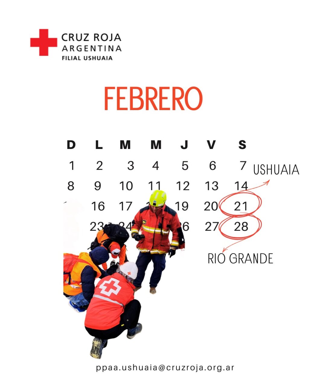 Arrancan los cursos de Primeros Auxilios de Cruz Roja Argentina Filial Ushuaia 