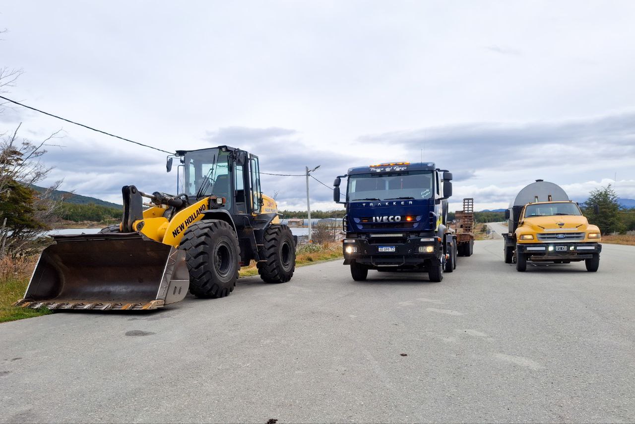 Vialidad provincial realiza trabajos de conservación en rutas estratégicas de Tierra del Fuego