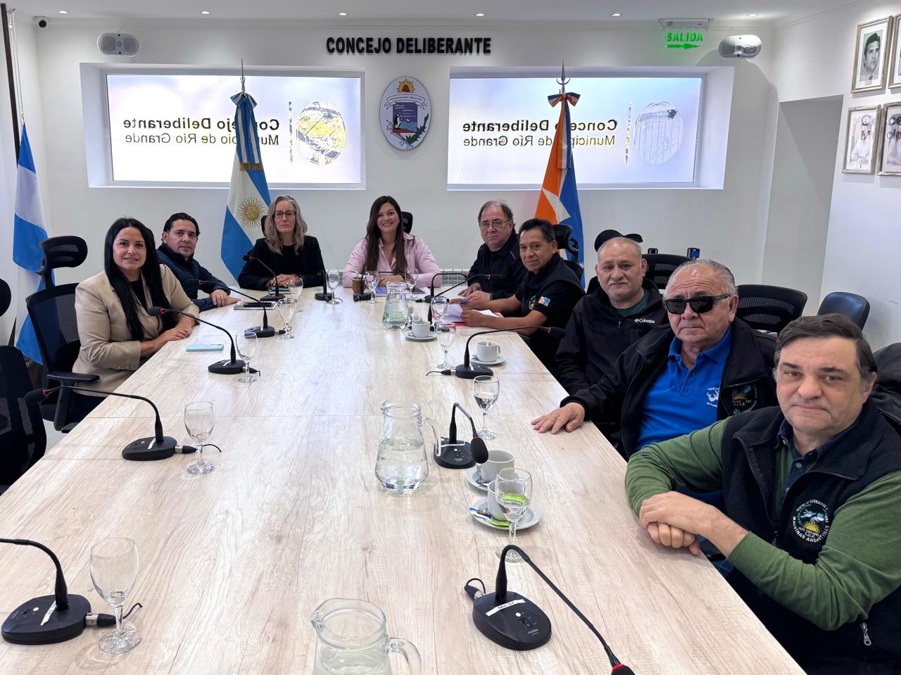 Concejales recibieron al Centro de Veteranos de Guerra «Malvinas Argentinas»