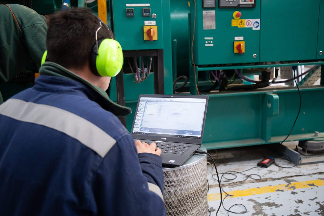 En Tolhuin ya está en marcha el nuevo generador en la usina eléctrica