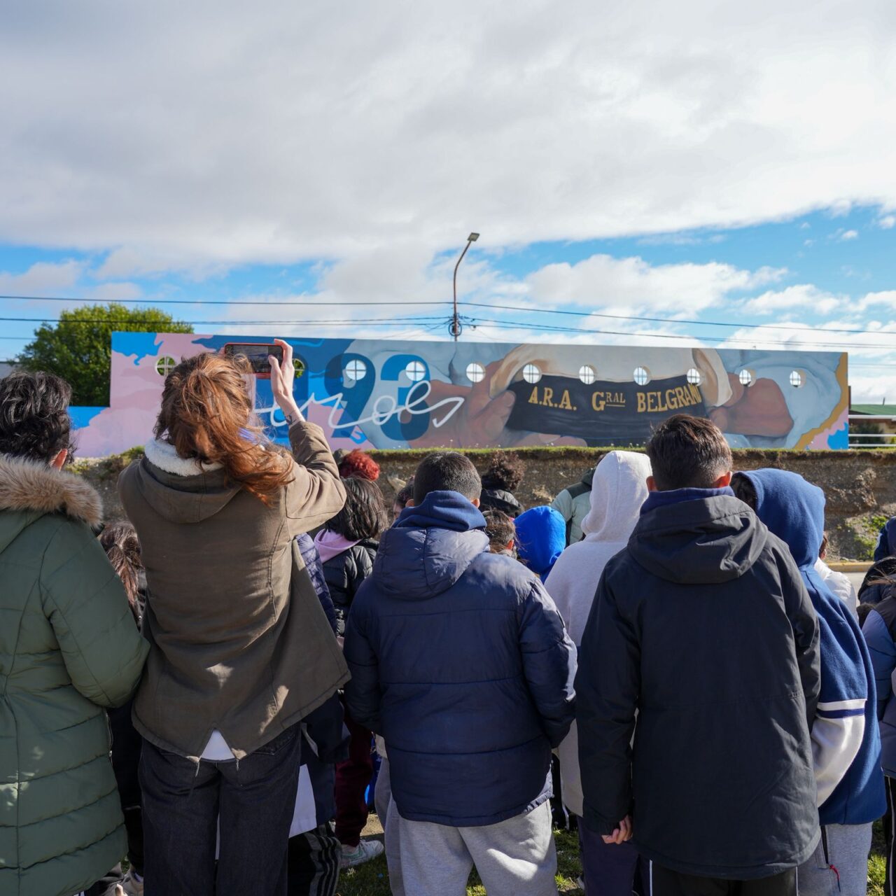 El Municipio inauguró la puesta en valor del paseo «ARA General Belgrano»