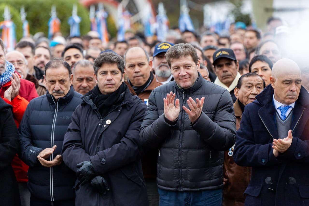 Gustavo Melella encabezó el acto central por el 44° Aniversario del Día del Veterano y de los Caídos en la Guerra de Malvinas