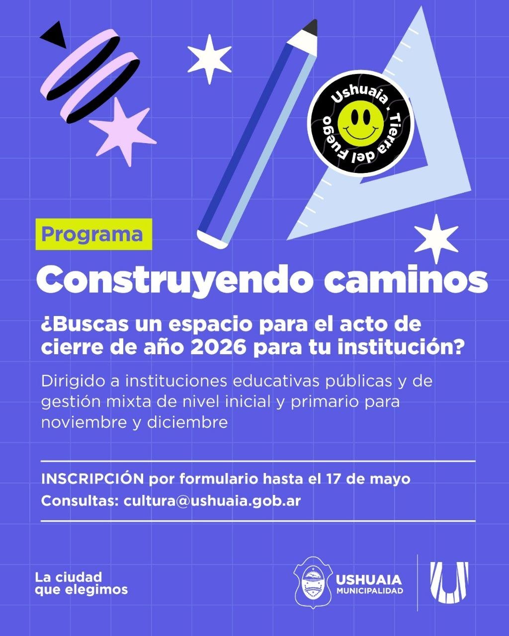 Abren las inscripciones al programa «Construyendo Caminos»