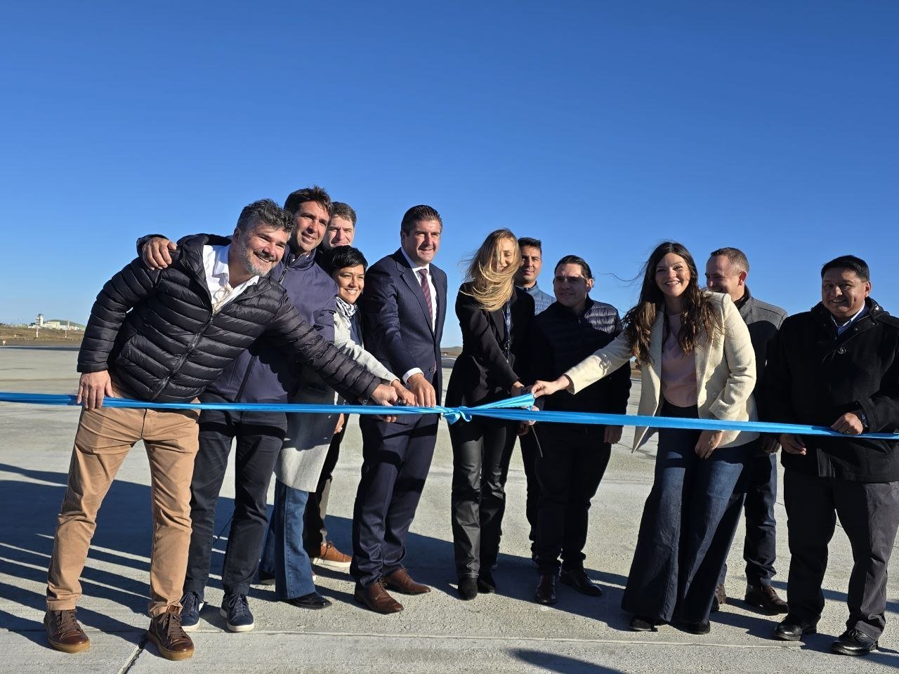 Concejales participaron de la reinauguración del Aeropuerto