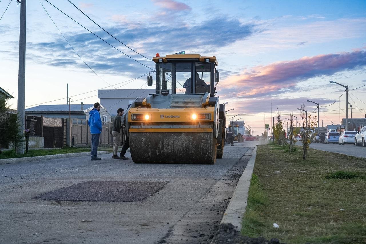 Continúan los trabajos de hormigonado en diferentes sectores de la ciudad