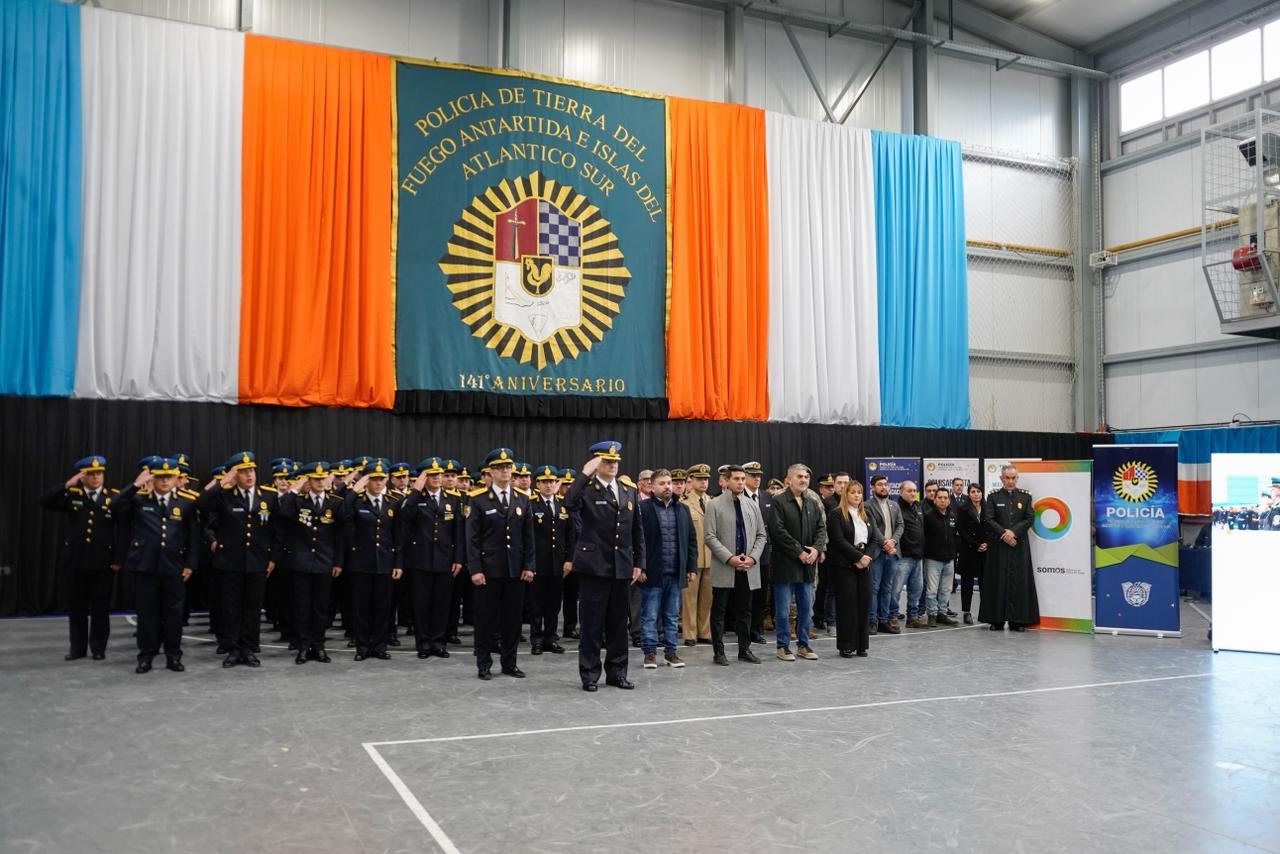 La Policía de la provincia cumplió 141 años de servicio en Tierra del Fuego