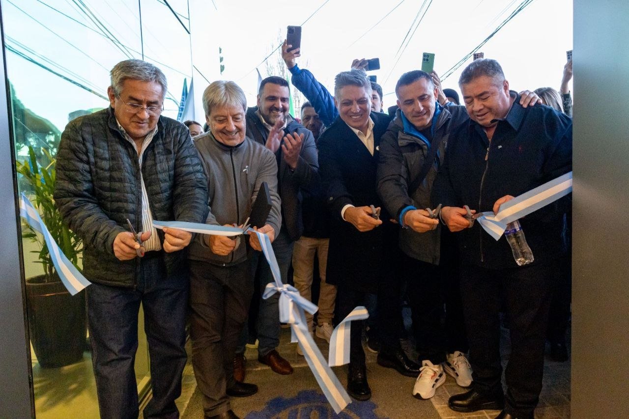 Vuoto acompañó la inauguración del sanatorio y respaldó a la conducción de la UOM