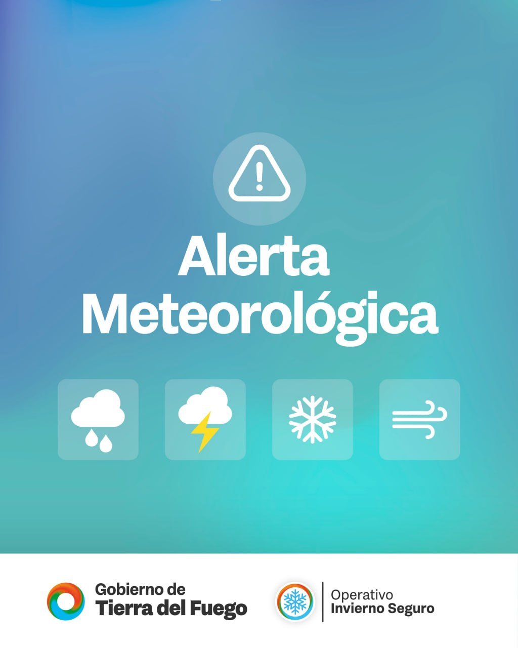 Alerta amarilla por viento para este sábado y domingo