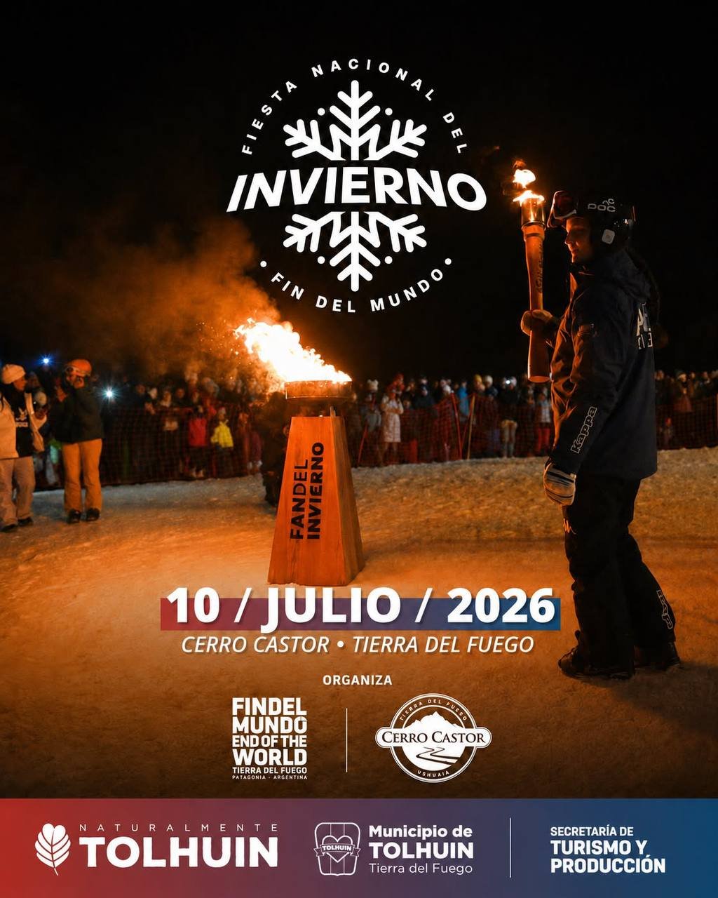 Tolhuin será parte de una nueva edición de la Fiesta Nacional del Invierno