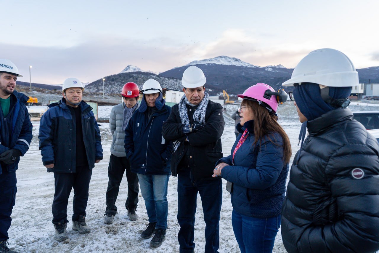 Se realizó un nuevo monitoreo ambiental de la obra nueva usina de Ushuaia