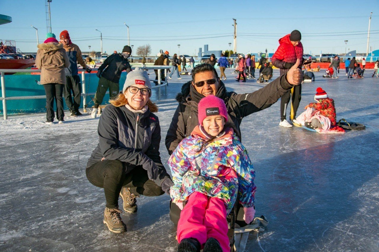 «Invierno Activo»: Disfrutá de la pista de patinaje del cono de sombra