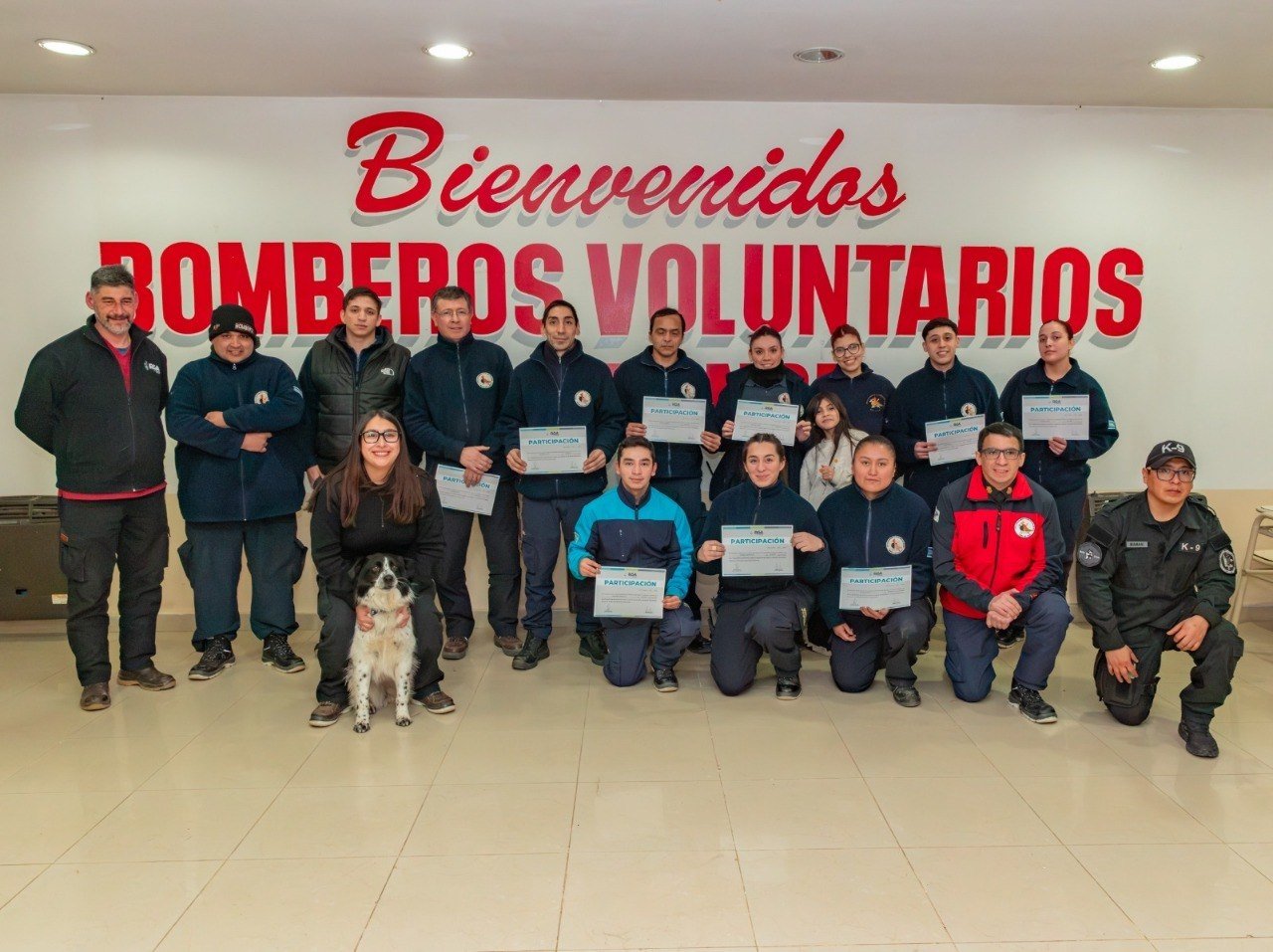 El Municipio capacitó a Bomberos Voluntarios en sujeción de animales y primeros auxilios veterinarios