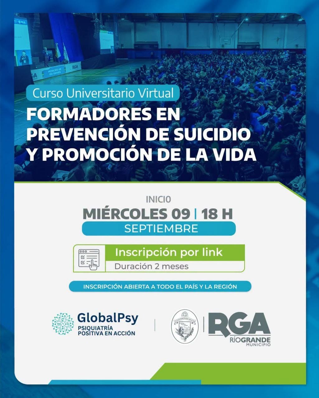 Están abiertas las inscripciones para el curso universitario «Formadores en Prevención del Suicidio y Promoción de la Vida»