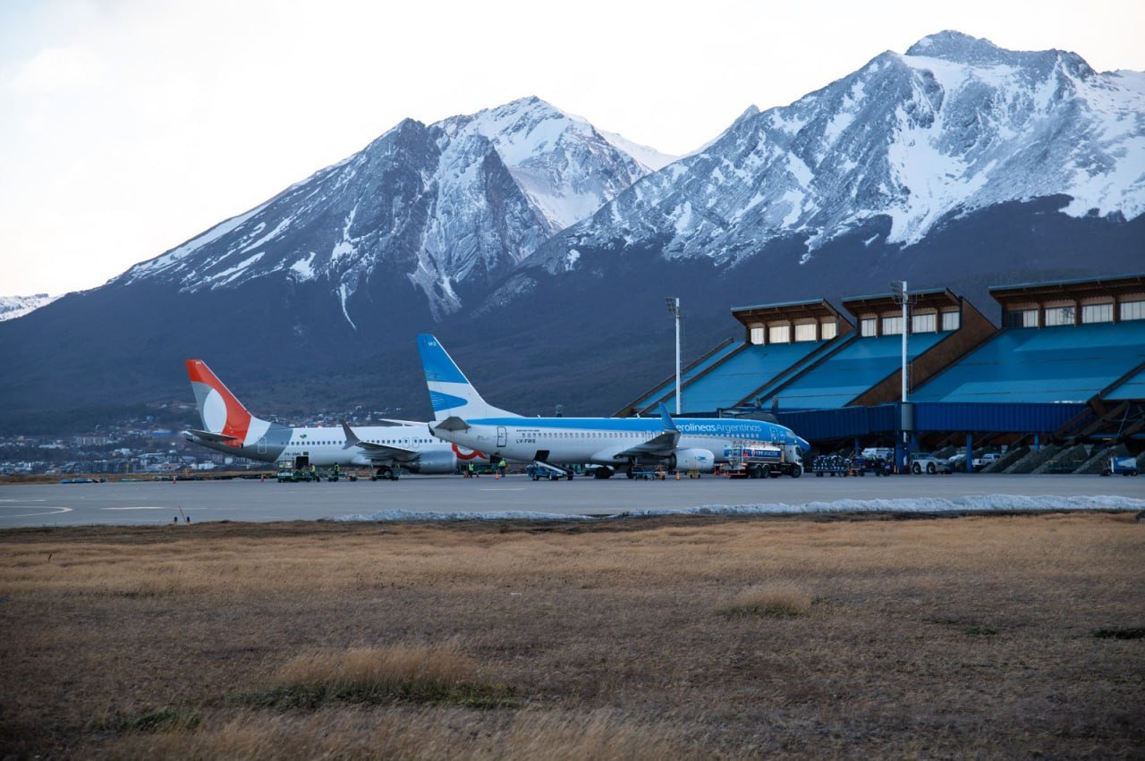 Se registró un récord de pasajeros que llegaron por vía aérea en julio al fin del mundo