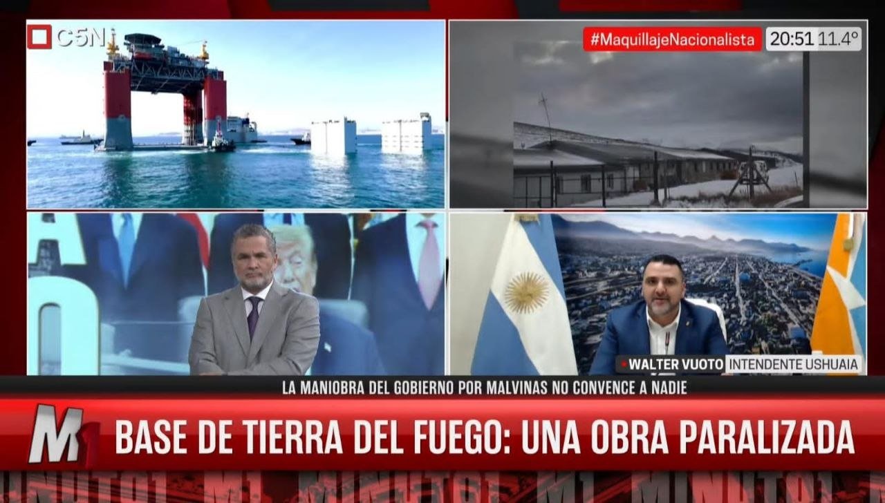 Vuoto: «estamos a favor de una base naval integrada, pero tiene que estar al servicio de los intereses nacionales»