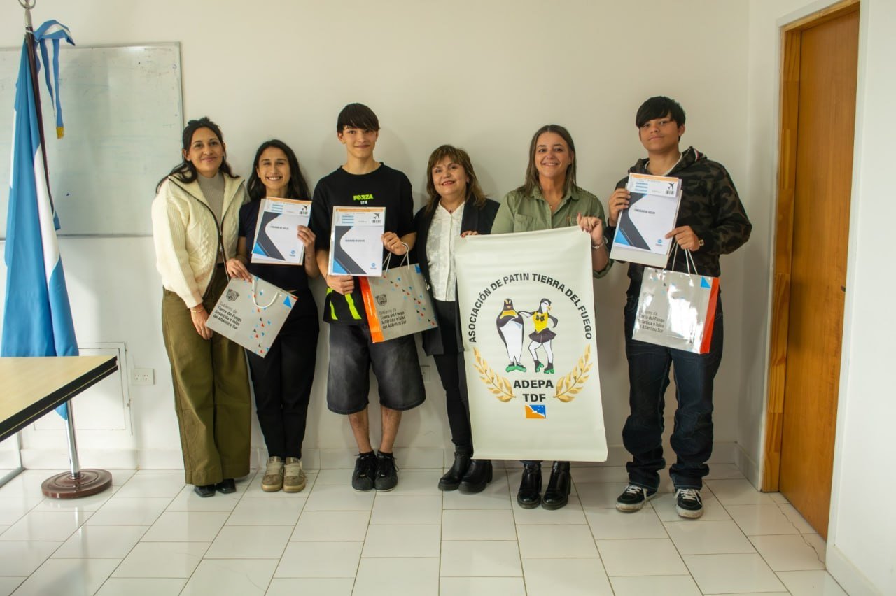 Cinco jóvenes fueguinos representarán a la argentina en los World Skate Games ASU 2026