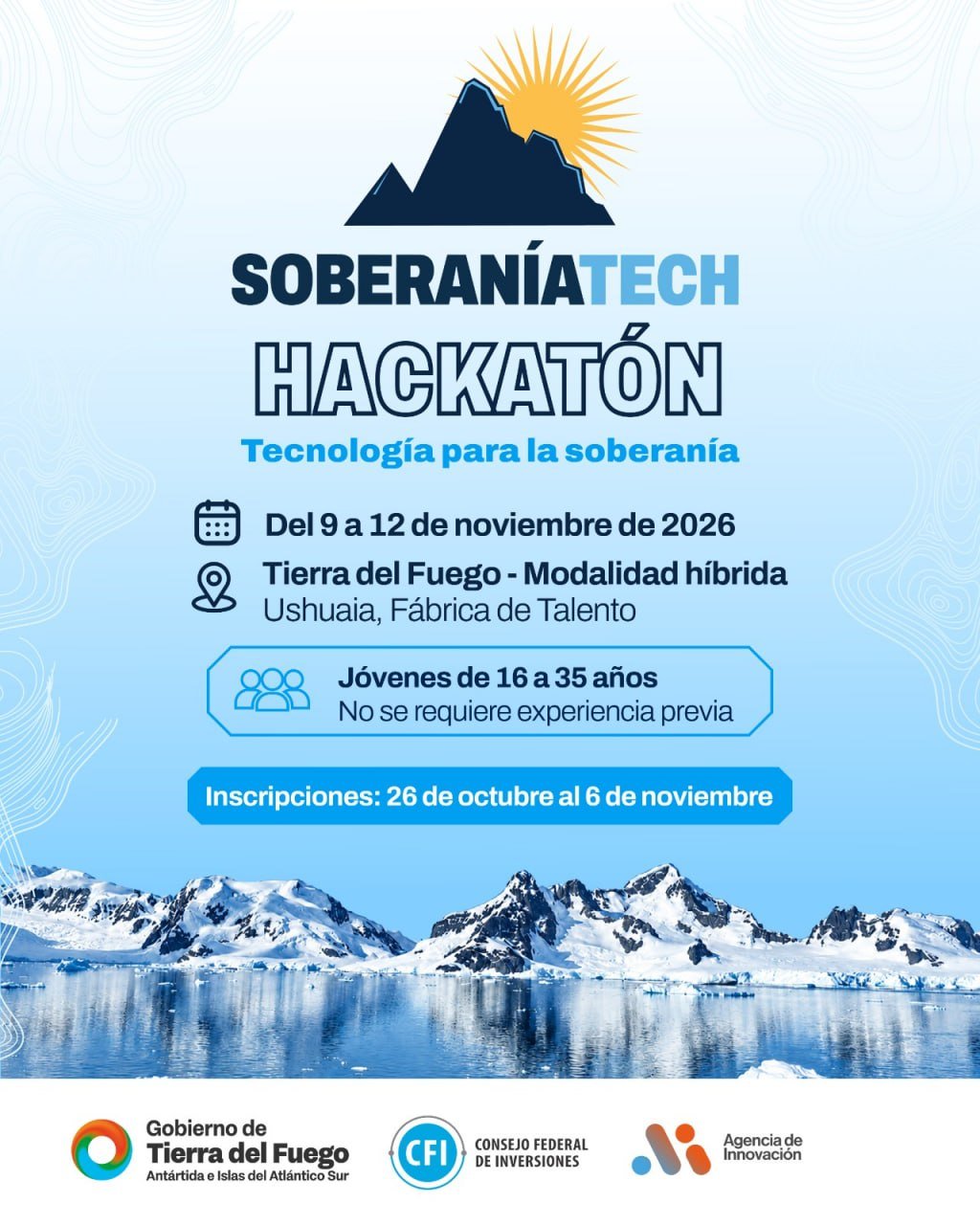 Tierra del Fuego lanza SoberaníaTech, una hackatón para impulsar la innovación tecnológica