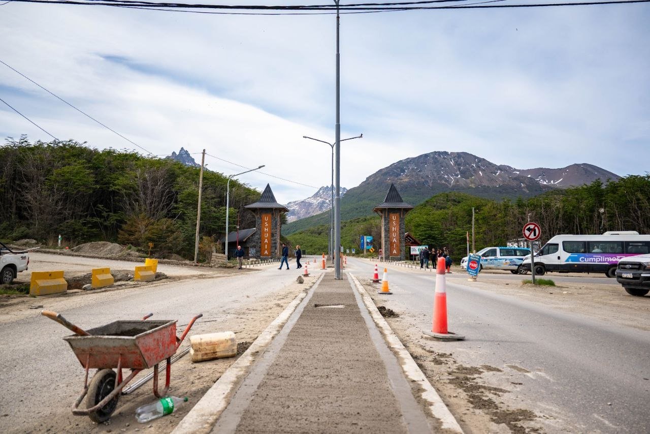 Ushuaia mantiene un amplio frente de obras en ejecución